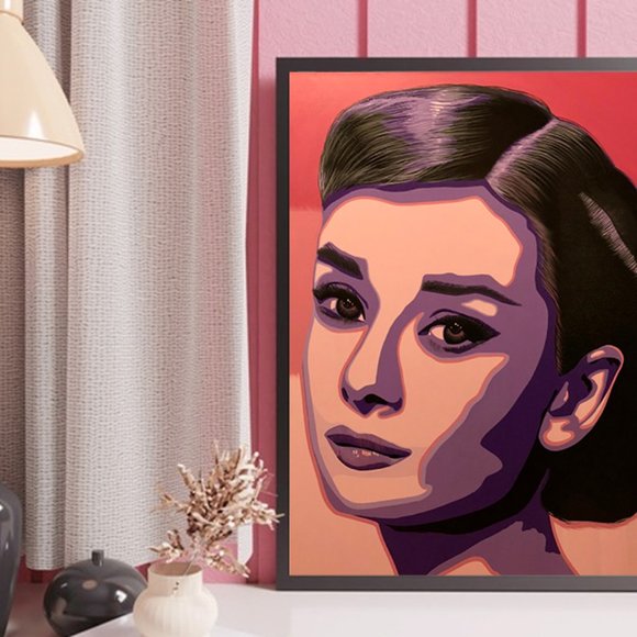 Audrey Hepburn Painting - Picture 2 of 4